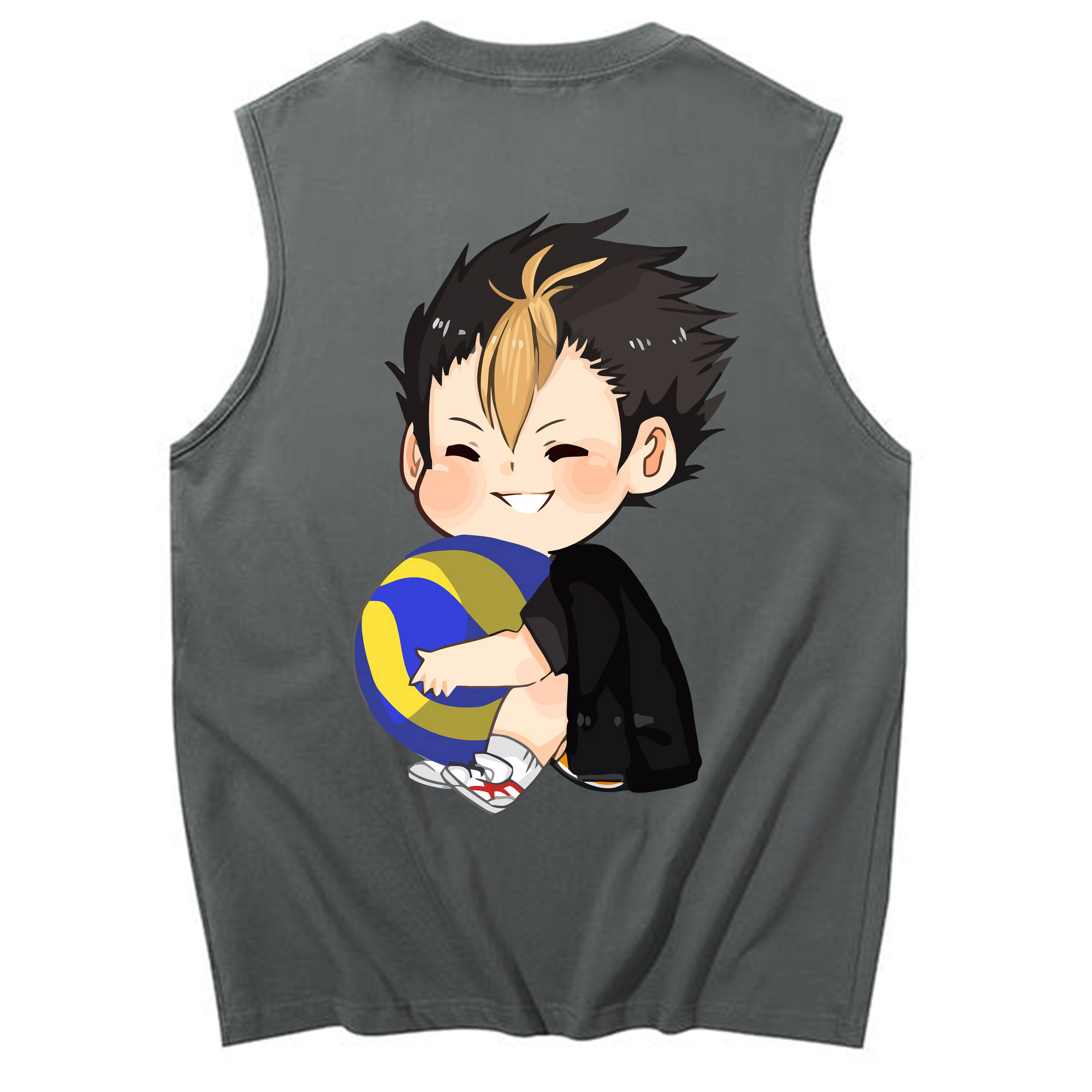 （画像用） ハイキュー!! Haikyu!! コットン100％タンクトップ（背面プリント）